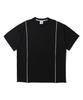 Sseochi410 Side Piping Short Sleeve Tee Black