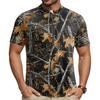 Men's Breathable Quick Dry Cycling Jersey Short Sleeve Half Zip Athletic Shirt Lightweight Performance Top for Outdoor Sports