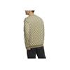 Adidas Neo Patterned Round Neck Long Sleeve Sweatshirt Unisex Sweatshirt Khaki HM1993