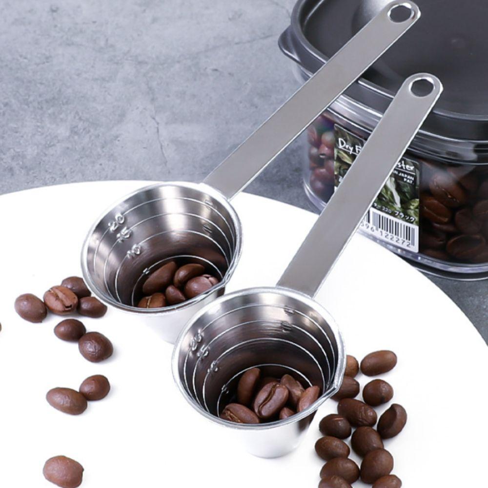 with Markings Stainless Steel Measuring Spoon Lightweight Measuring Scoop Seasoning Spoon Coffee