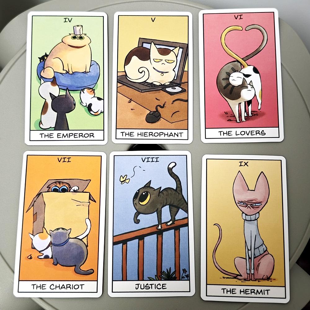 Catomancy Tarot Soft Cat Paws A Complete 78 Tarot Deck From Your Personal CATOMANCER 10.3*6cm