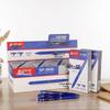 Penna cancellabile Mo Mo Le attivata a pressione, colore Inchiostro Orchidea, 0,5 mm, Blu Cristallo con Nero Carbone, Retrattile per Studenti.