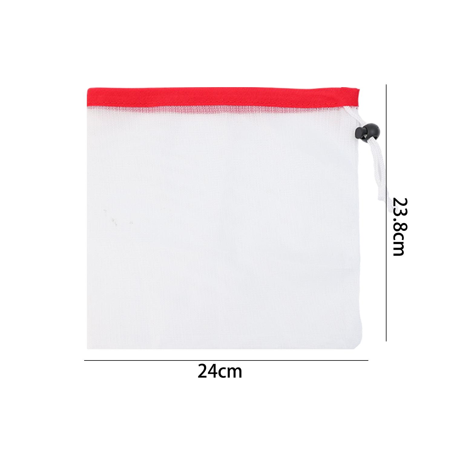 201pcs Mesh Drawstring Storage Bags Reusable Washable Toy Bags Organizer for Building Blocks Pouch Kitchen Fruit Vegetable Bag 1pc 1360₽