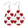 Cross-border Wholesale Valentine's Day Earrings, Water Drop-shaped Love Red Lips, Cute Pattern Cupid's Arrow, Acrylic Earrings.