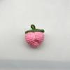 Fashionable Handmade Keychain Accessory Wool Crochted Fruit Pendant Accessories Stylish Women Girls Bag Decoration