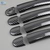 ABS Chrome / Carbon Fiber Texture Car-styling Exterior Door Handle Covers Trim For VW Golf 5 MK5 Rabbit 2005 2006 2007 2008 2009