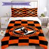 Dundee United Crest Printed Pattern Duvet Cover Set – Includes 1 Duvet Cover and 2 Matching Pillowcases Bedroom Decor Christmas Gifts