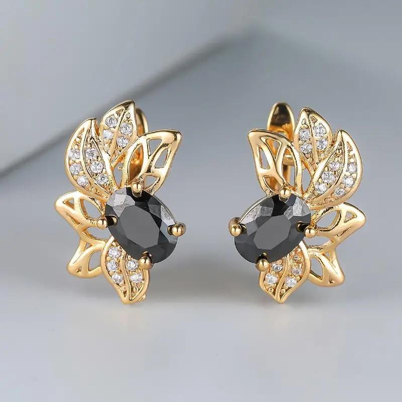 HEIN personalized flower ear buckle, petal flower temperament earrings, popular carpet economy earrings