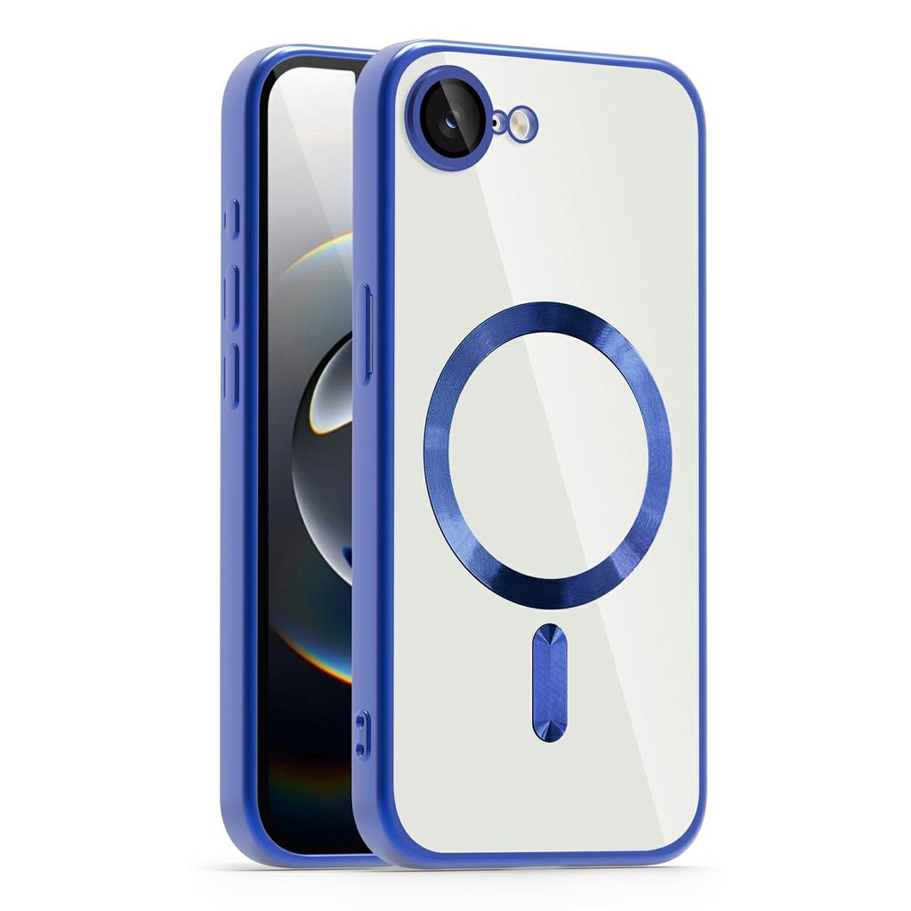 For iPhone 16e Case Compatible with MagSafe TPU+PC Clear Back Cover