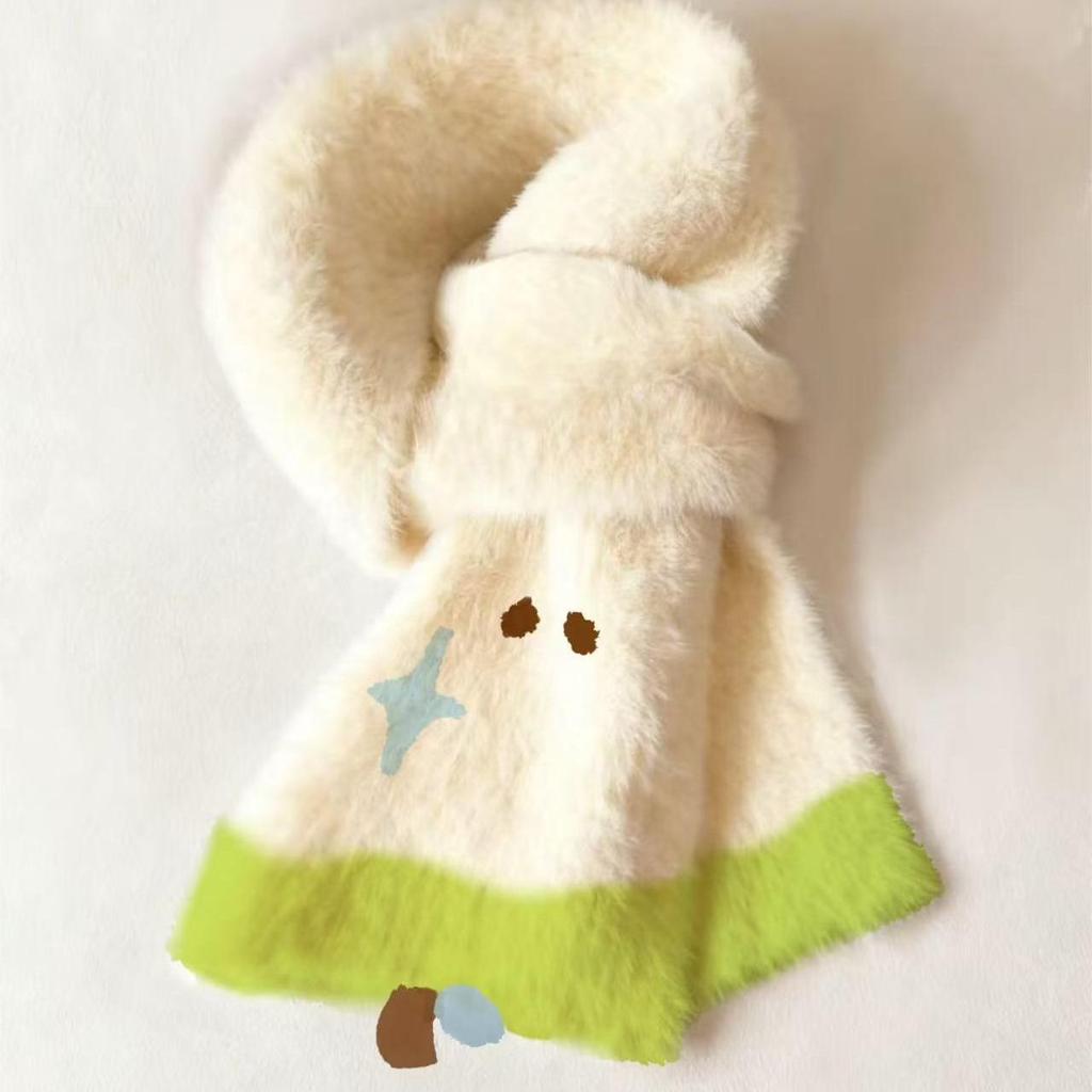 Autumn and winter scarves Women's winter imitation cashmere scarves Korean atmosphere scarves Warm plaid scarves Light luxury high-end sense