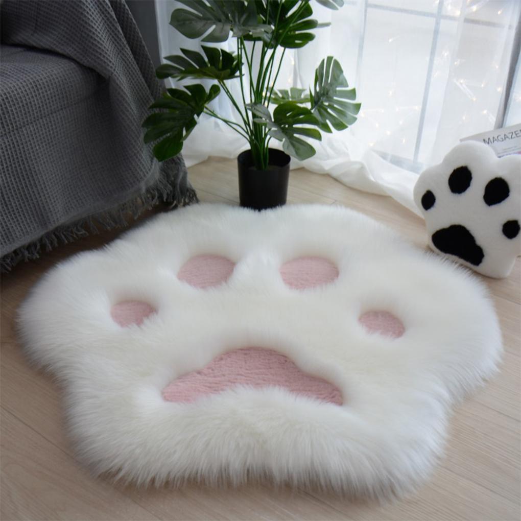 Breathable And Skin-friendly Area Rug Designed For Ultimate Comfort Cute Cat Paw Floor Carpet Mat
