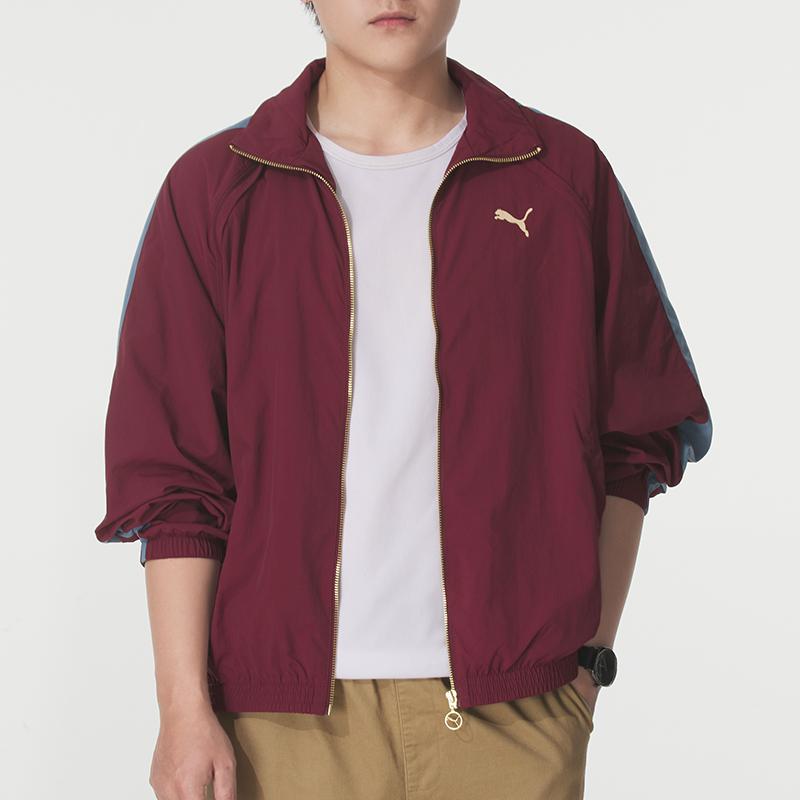 Puma Windproof Waterproof Sports Casual Breathable Stand Collar Jacket Men jackets 634782-96