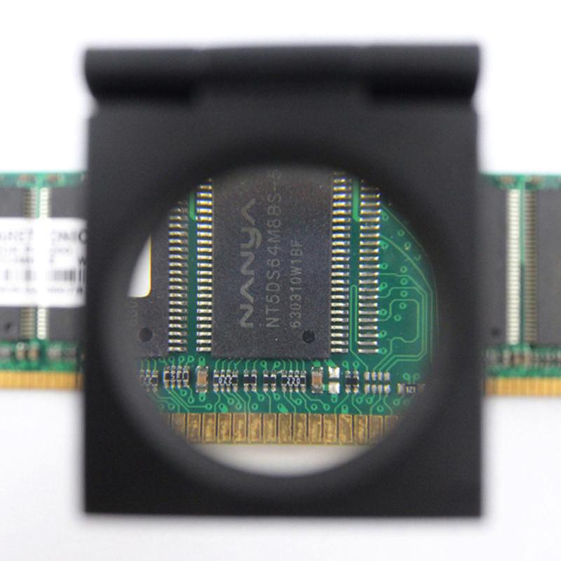 10x stolní kapesní lupa skládací váha Zvětšení s 2 LED osvětlením pro látkové textilie