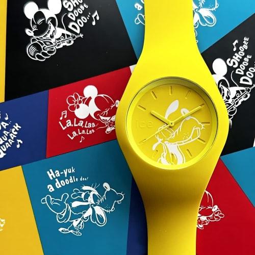Ice-Watch Disney Collaboration Watch, Yellow Pluto, 014772, for Men and Women