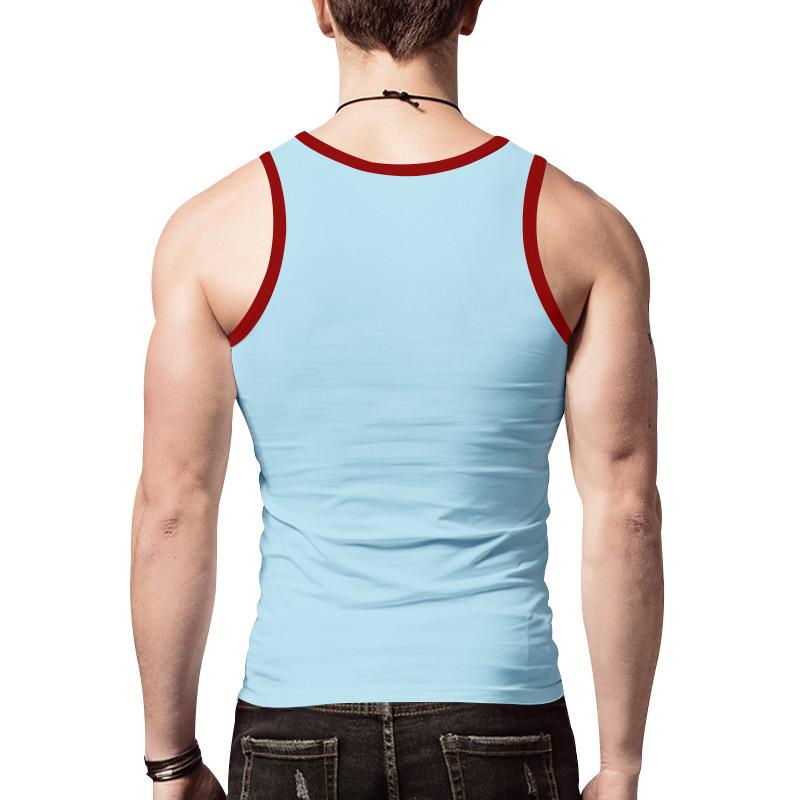 Ärmelloses Unterhemd für Herren im Farbblock-Design, elastisch, für Fitness, schnelltrocknend und atmungsaktiv, modisches Sommeroberteil, S-3XL