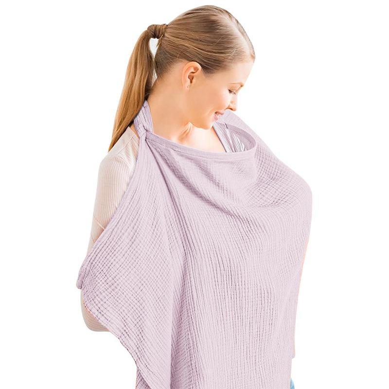 Double-Layer Pure Cotton Baby Blanket & Nursing Shawl
