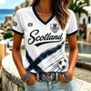 Women's Short Sleeve V-Neck T-Shirt with Casual Letter Print for Everyday Wear