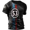 Summer Men's T Shirt 3D Printed American Top Short Sleeve Quick Dry Vintage T Shirt Men's O Neck Pullover Oversized Sportswear