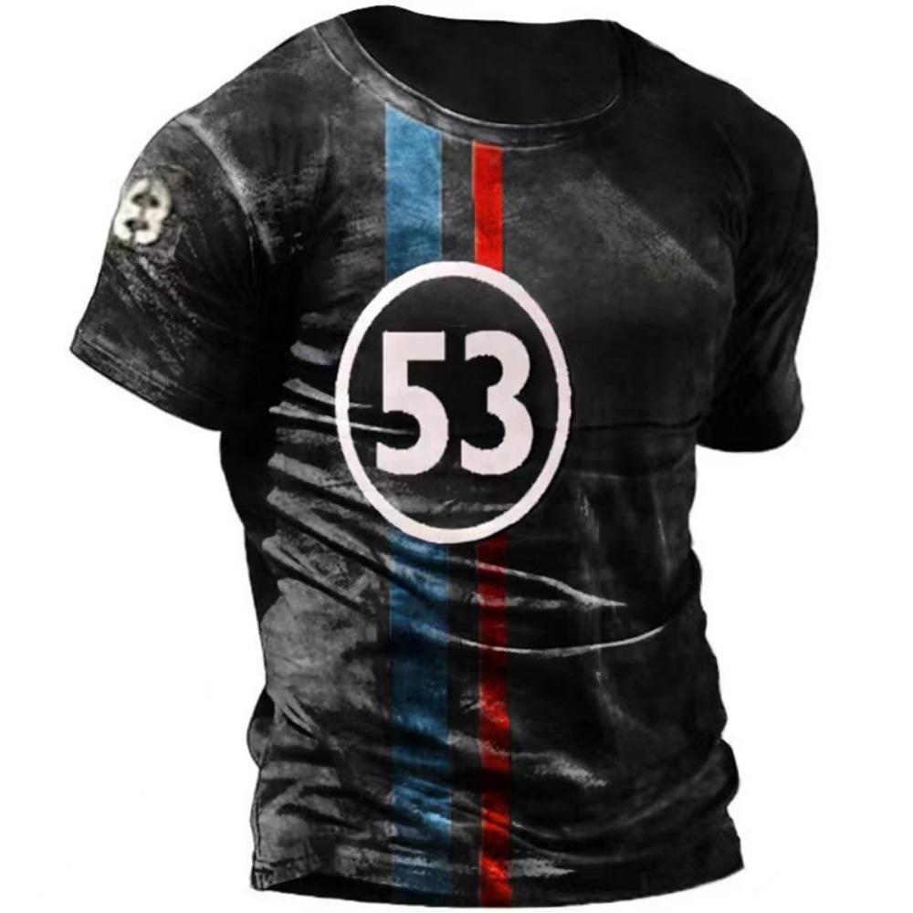 

Summer Men s T Shirt 3D Printed American Top Short Sleeve Quick Dry Vintage T Shirt Men s O Neck Pullover Oversized Sportswear 6XL