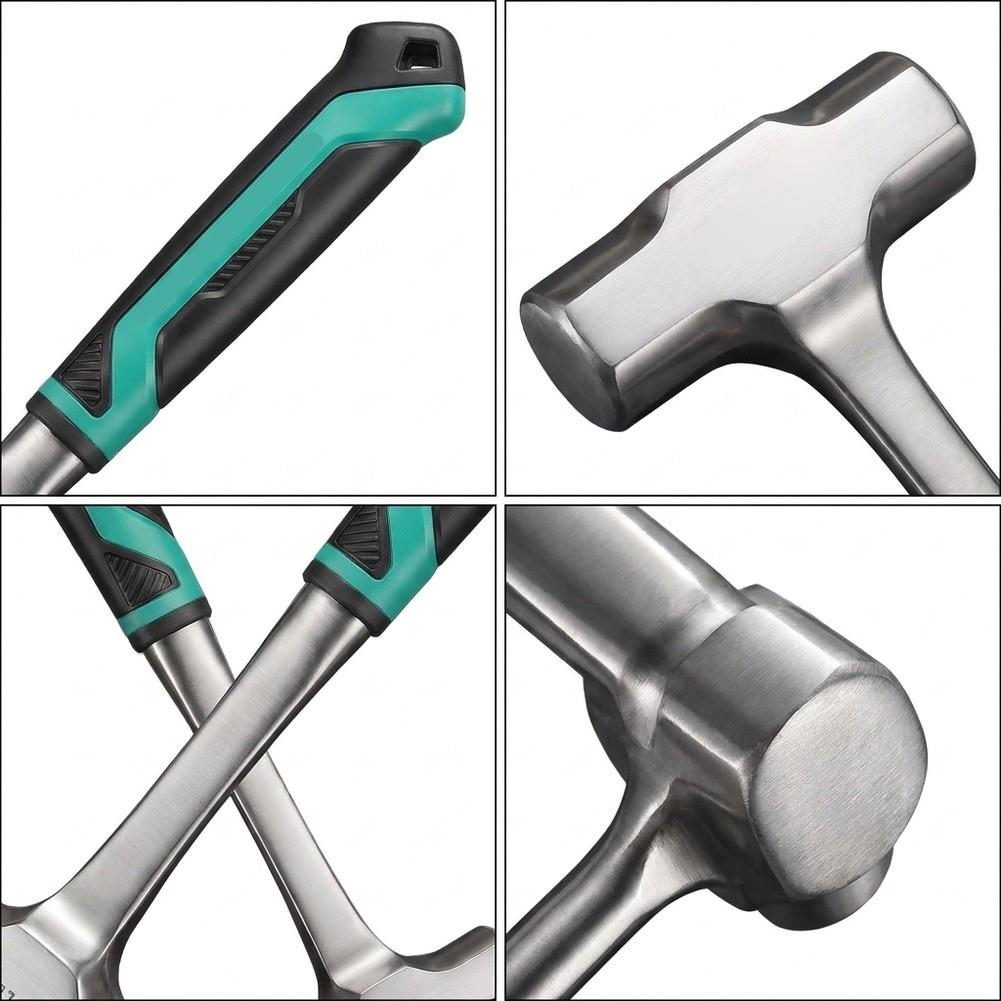 Sledgehammer 2 Lbs for Masonry Removal Demolition and For Heavy Construction Soft-Grip Handle Octagonal High Hardness Steel Head