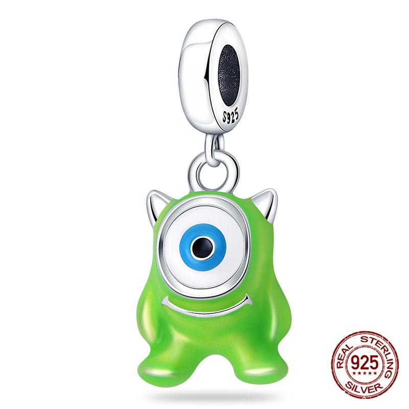 Marvel Disney Snow White Tree Elf Mickey 925 Silver Charms for DIY Jewelry Making Women Gift Bracelet