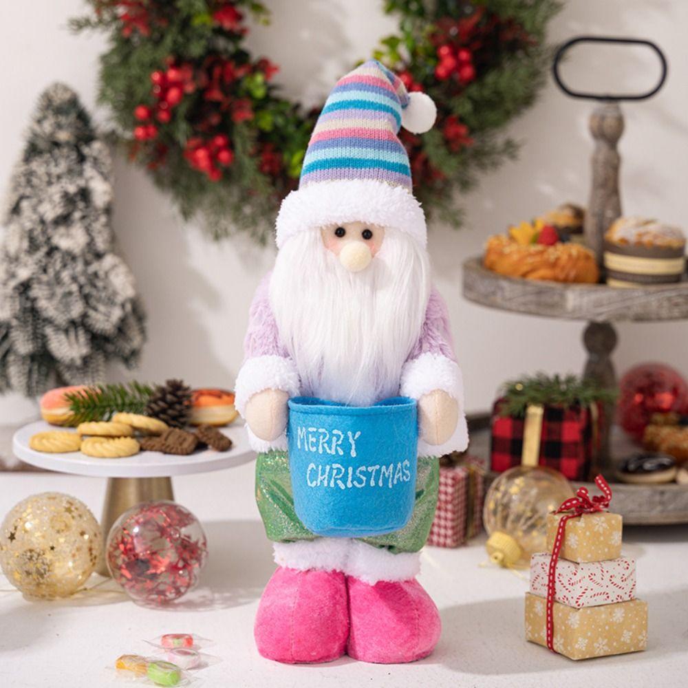 3D Christmas Decoration Supplies Creative Santa Claus Dolls Snowman Doll Ornaments  Merry Christmas