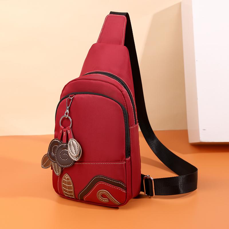 Oxford Chest Bag Women's Retro Travel Small Back Pack