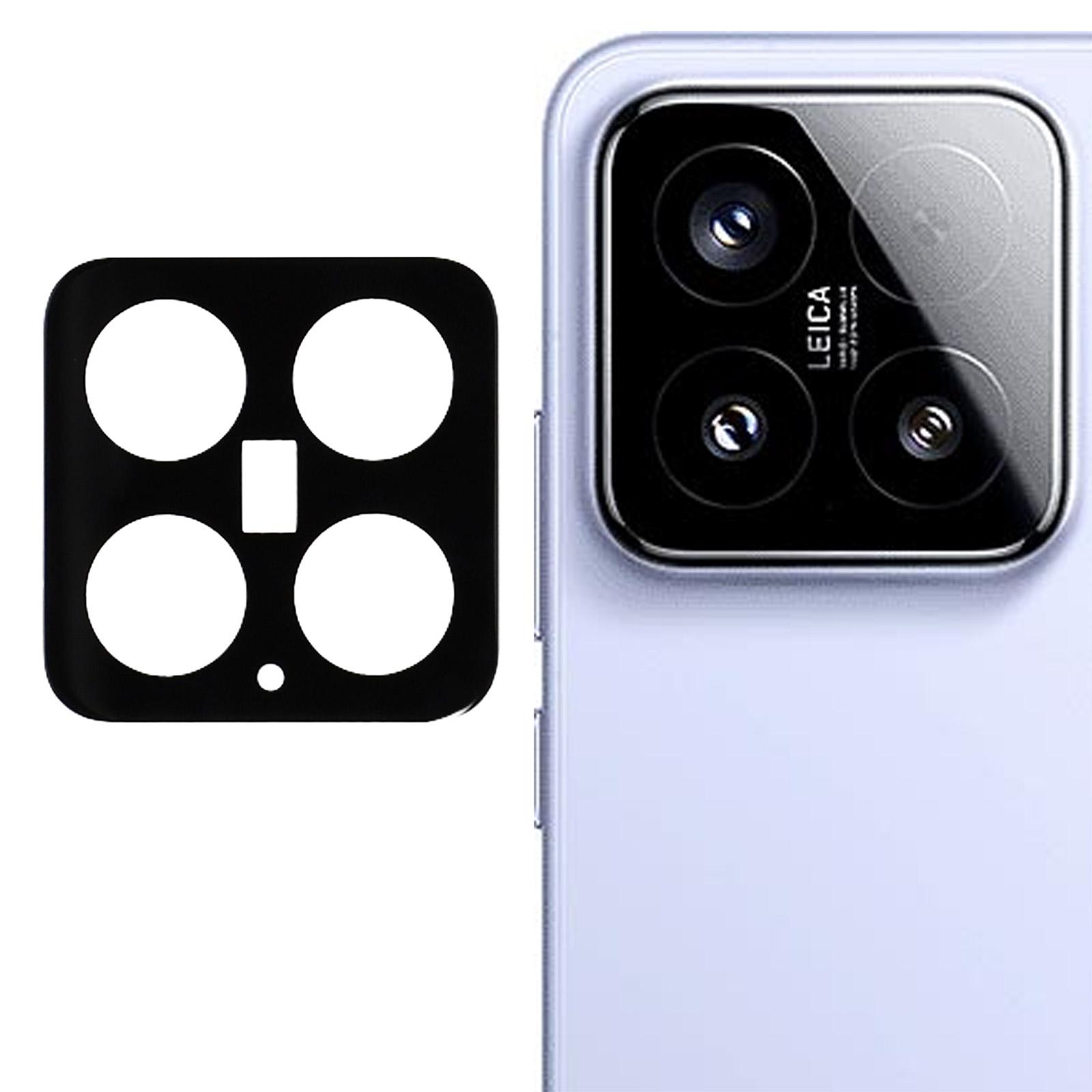 

Для Xiaomi 15 Защита объектива камеры Быстрая установка Защитная пленка для объектива из закаленного стекла, Черный A