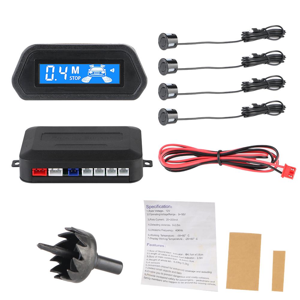 

4 датчика парковки, система помощи при движении задним ходом, интеллектуальный зуммер чёрный