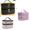 Makeup Bag Portable Travel Organizer With Double Zipper For Women Daily Use