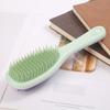 Double-sided Shampoo Brush Long Handle Scalp Massager Comb Men Women 2-in-1 Hair Scrubber Fine Wide Teeth Detangling Brush