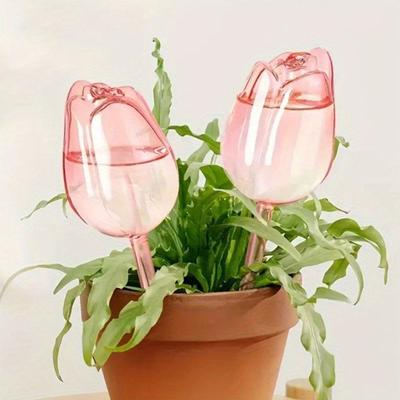 8Pcs Plant Watering Bulbs Tulip Self Watering Globes Planter Insert Automatic Watering