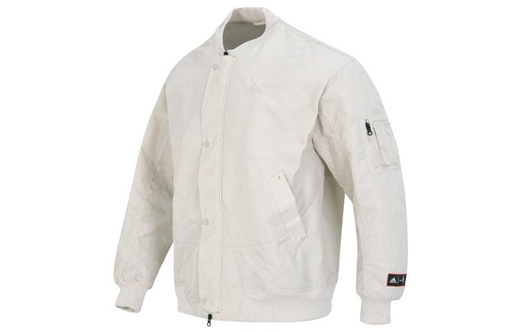 Adidas Reflective Print Fleece Lined Pilot Jackets & Coats Unisex White IK7680 XXL