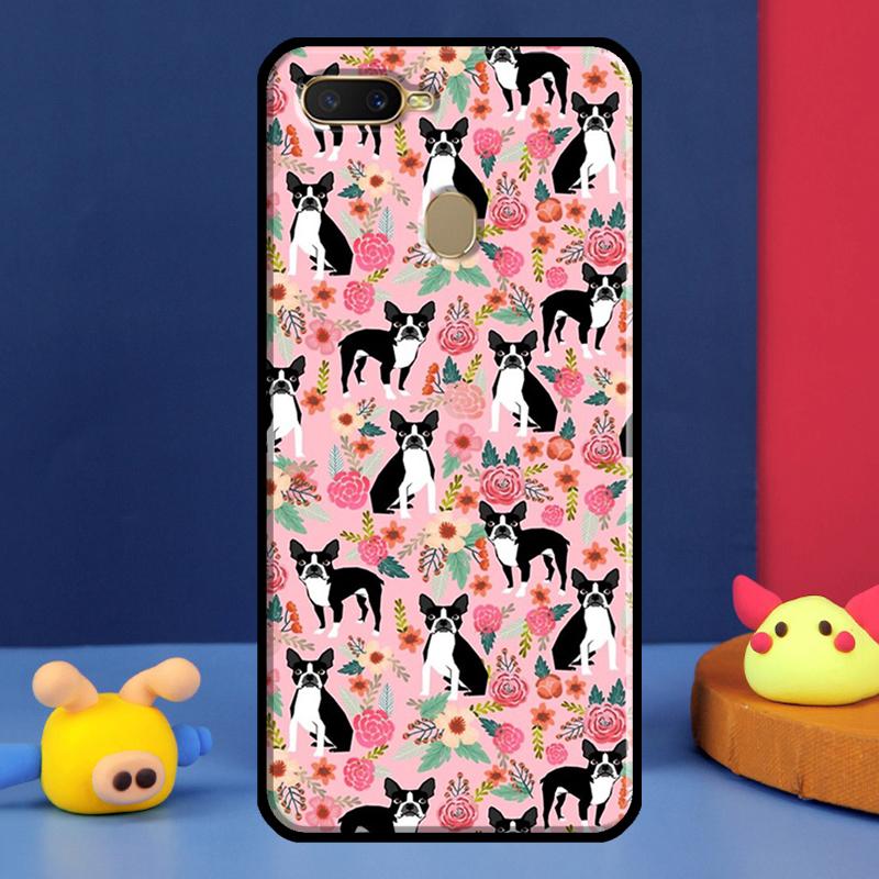Boston Terrier Hund Für Oppo A54 A57 S A78 A58 A98 A5 A9 A91 A15 A16 A17 A52 A72 A76 A96 A74 A94 A77 Handyhülle