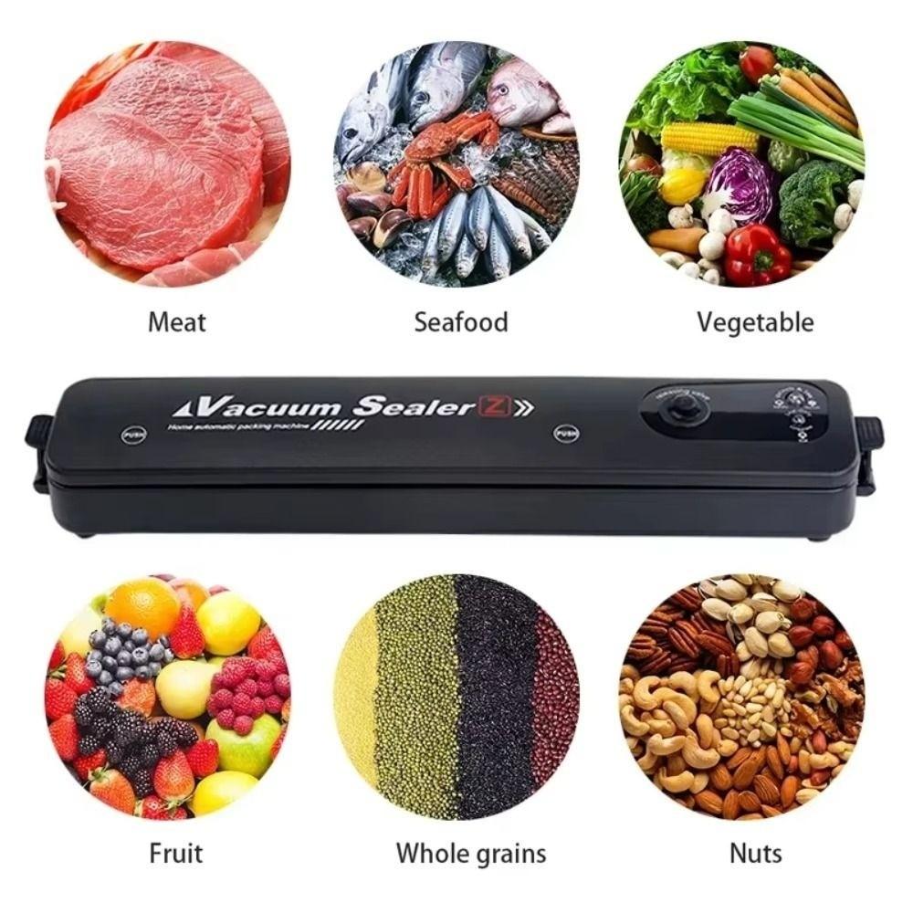 EU Plug Food Packaging Machine Fully Automatic Electric Food Sealer  Preservation Device