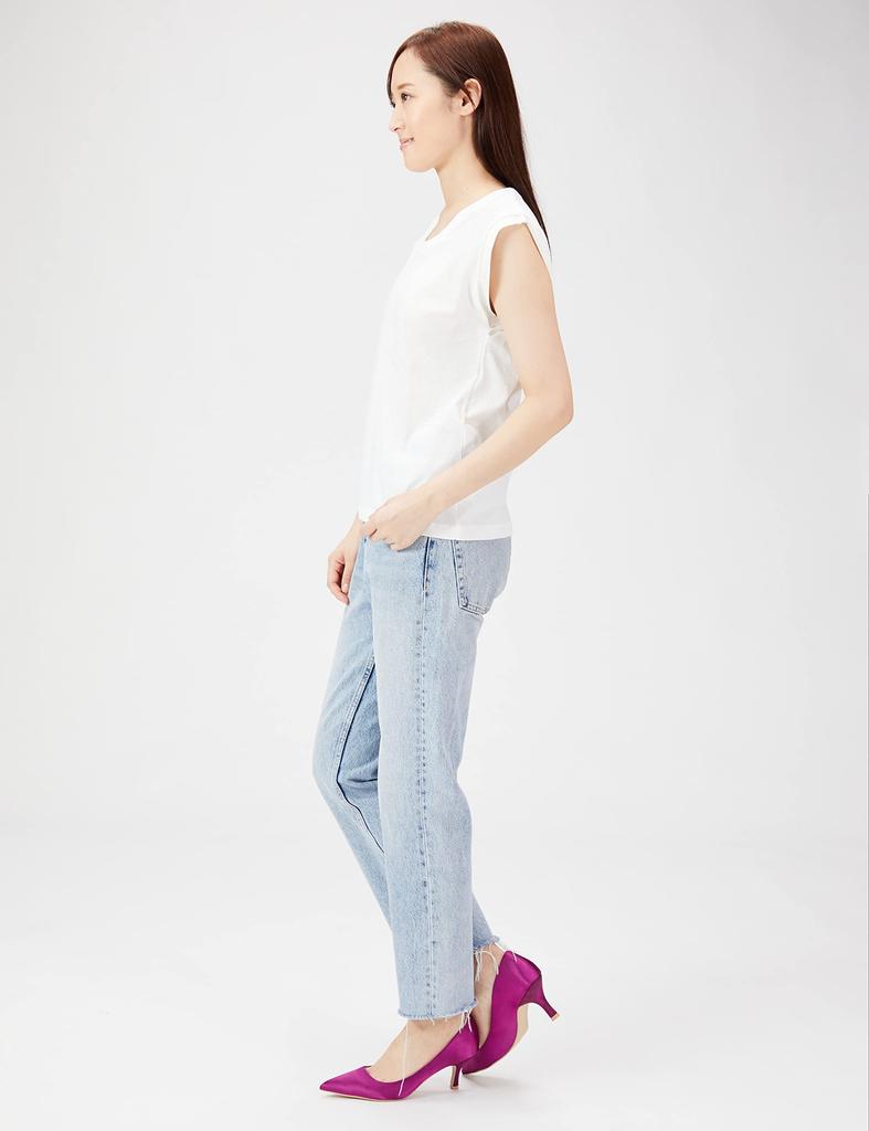 Snidel ORG Simple Sleeveless Cut and Sew SWCT222092 OWHT F Women's