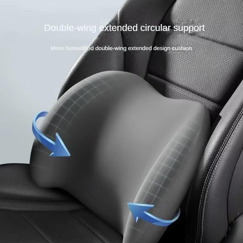 1pcs Car Headrest/Lumbar Support Car Neck Pillow Waist Cushion Driver Seat Backrest Car Cushion Driving Lumbar Support tools