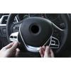 13-19 Steering Wheel Button Frame Matte Silver Cover Trim For BMW 3 4 Series GT