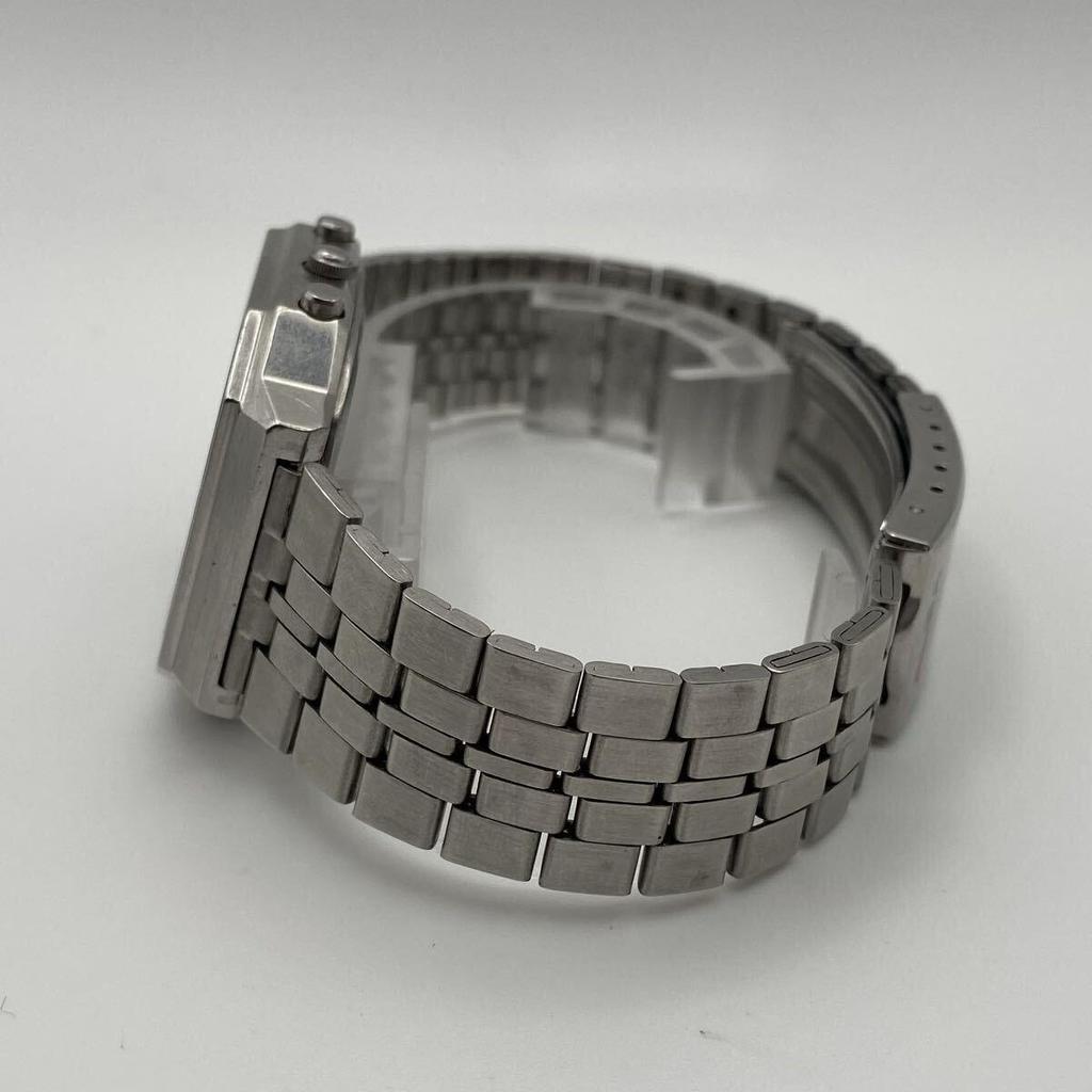 Used SEIKO ALBA Double Face Y950-5040 Men's Watch Quartz Ana-Digi Alarm Chrono Vintage