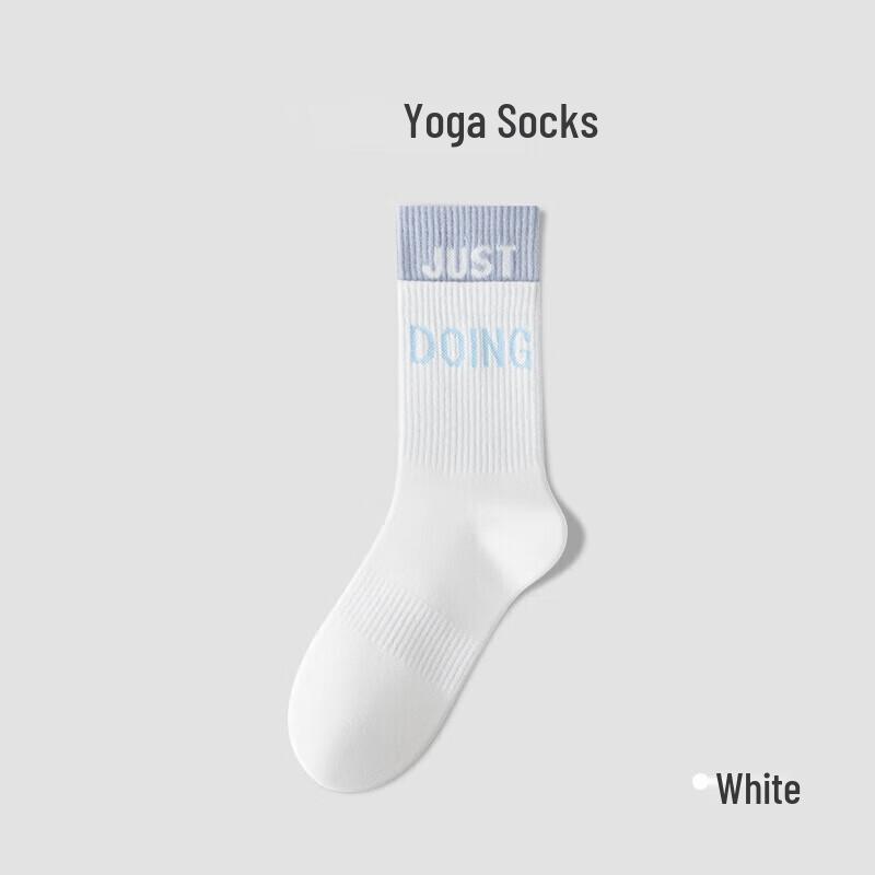 Yoga Sports Mid-Calf Grip Socks