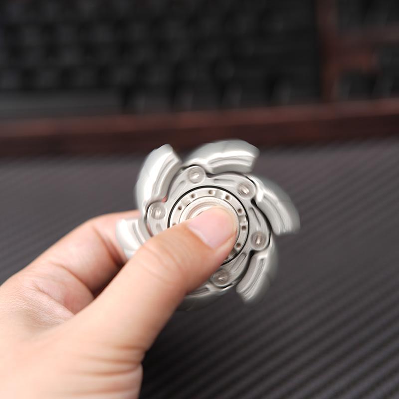Opening and Closing Fingertip Gyro Fidget Spinner Hand Spinner Decompression Stress Relief AutismFidget Toys Adult Child Gifts
