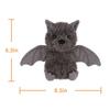 Apricot Lamb Halloween Magical Bat Plush Toy, Soft and Cute, Fluffy Halloween Magical Bat for Boys and Girls, 17cm