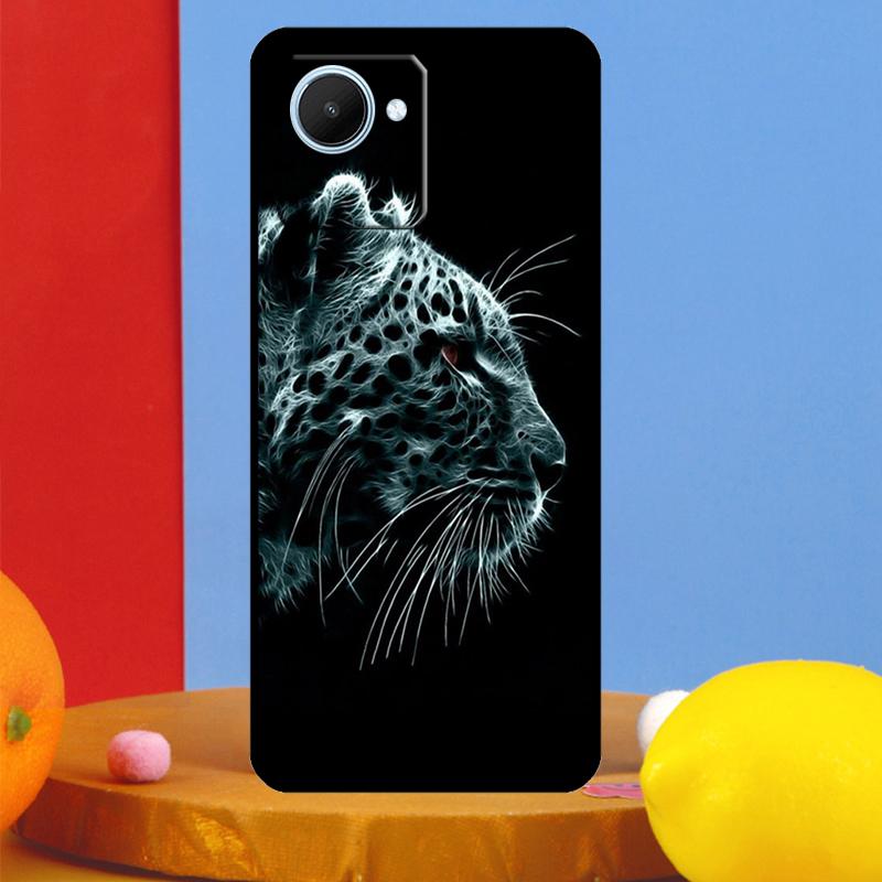 Případ Cheetah Panther Snow Cheetah pro Realme C55 C53 C67 C51 C35 C33 C31 C30 C25s C21Y GT Neo 6 5 9 10 11 12 Pro Plus