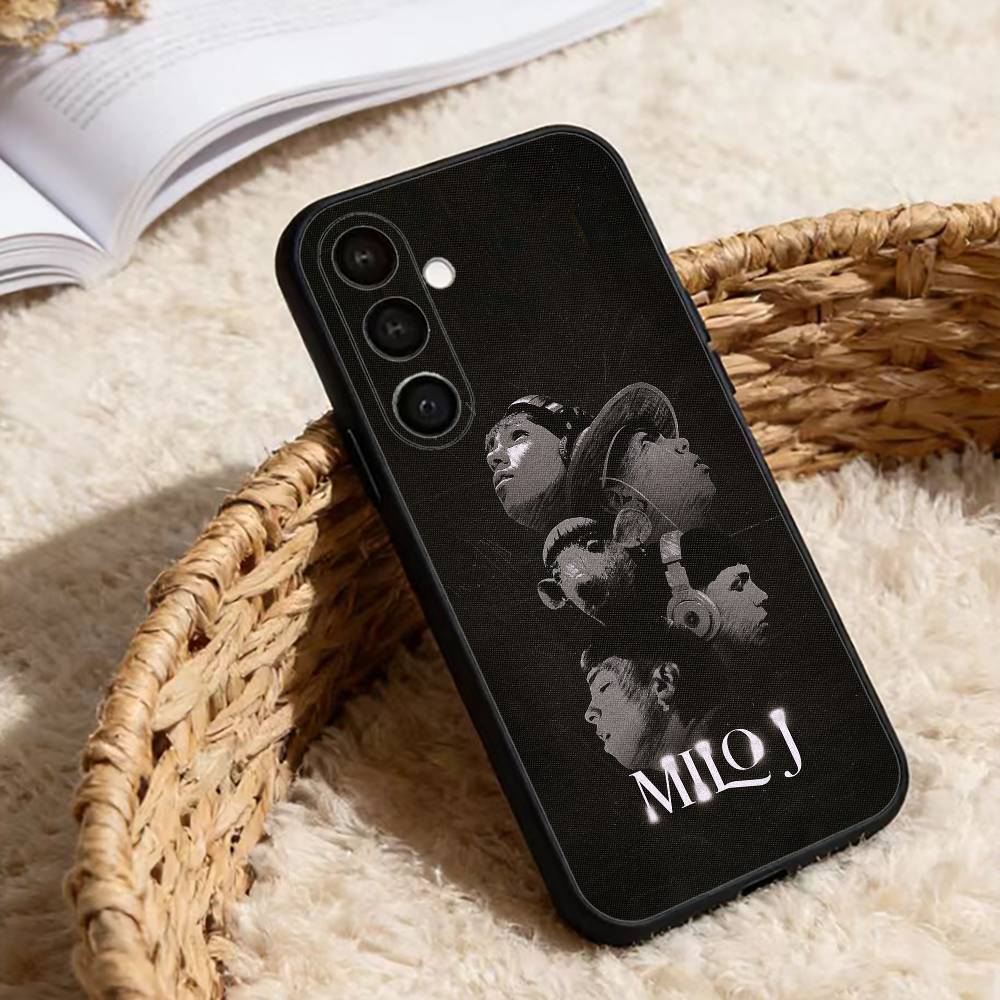 Singer M-Milo J Phone Case For Samsung Galaxy A13,21s,22,31,32,52,53,71,72,73,Soft Black Cover