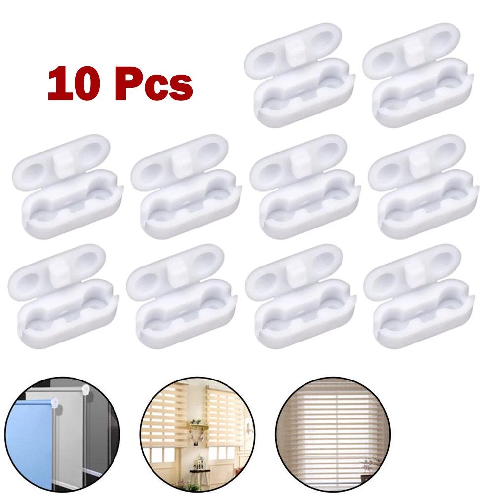 10 plastic curtain roller connectors, curtain chain connectors, curtain blinds pull bead chain connectors / spare parts