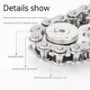 Spinner Fidget Metalic Jucărie Birou Eliberare Stres Roți Dințate Spinner de Mână pentru Adulți Decor Birou Decor Casă Eliberați stresul relaxați-vă