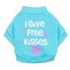 Summer Breathable Cotton Dog T-Shirts Lovely Pink With Funny Words Print Appropriate for Spring Autumn Available in XS XL Sizes