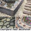 500-1000g 3-7cm Color High Polished Natural Pebbles Courtyard Landscape Decoration Rocks for Plant Vases Fish Tank Aquariums