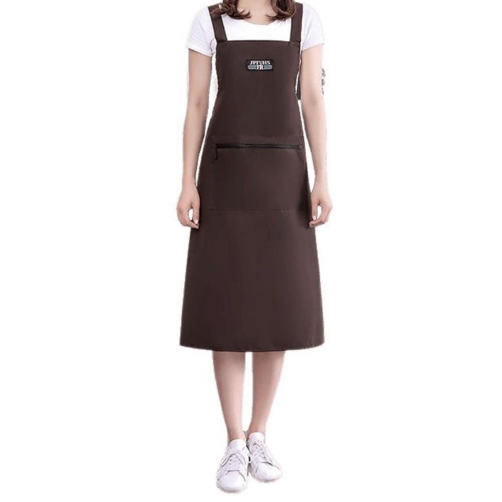 Large Pockets Cooking Apron Waterproof Baking Aprons New Working Clothes  for Catering Work