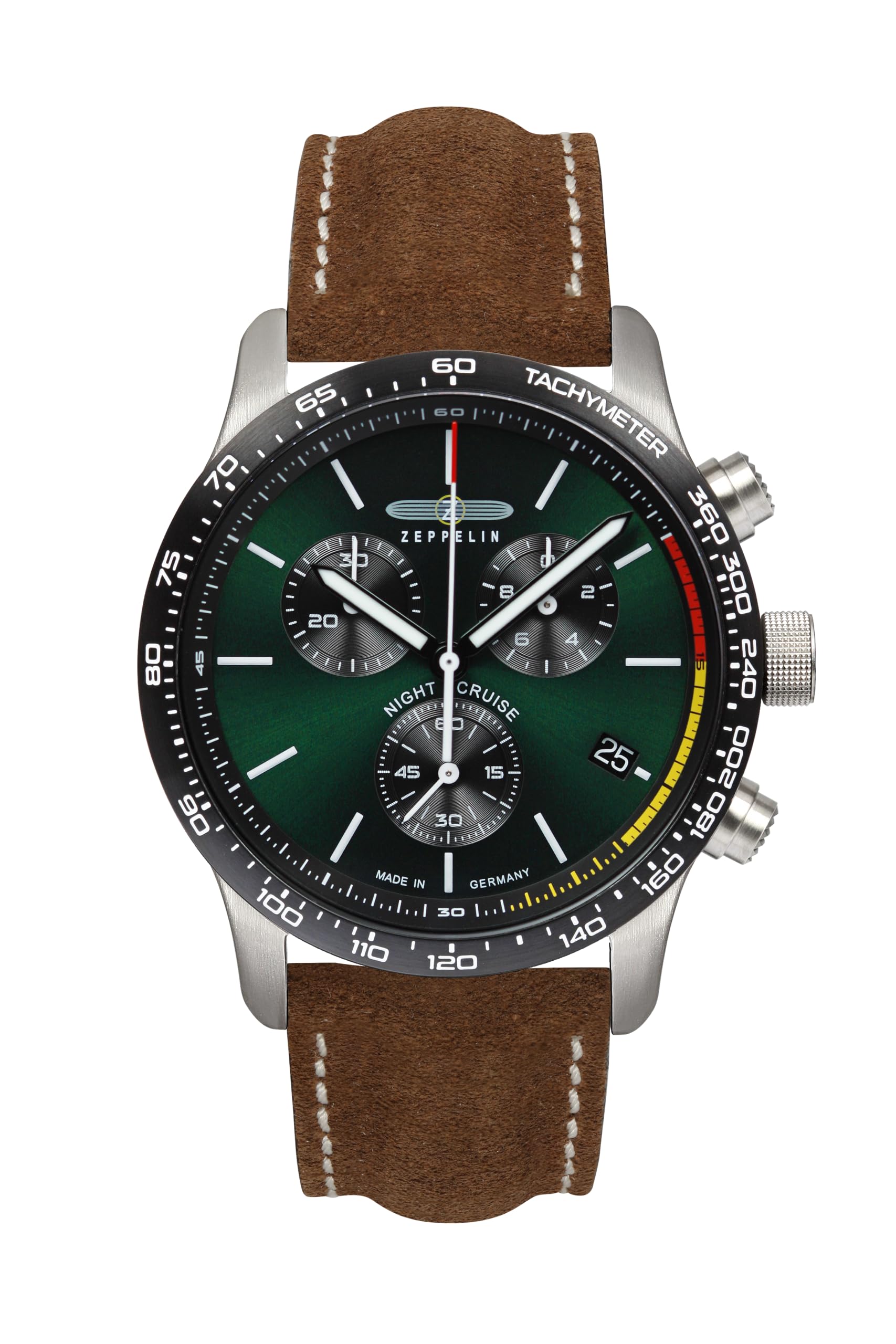 

[Zeppelin] Watch Night Cruise 7288-4 Men s Brown [Parallel Import]